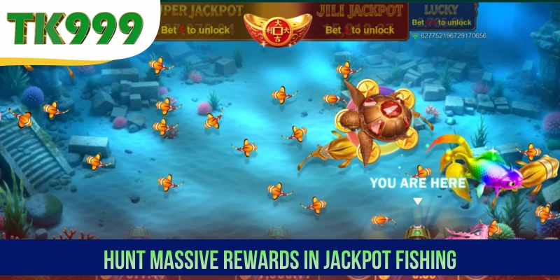 Hunt massive rewards in Jackpot Fishing