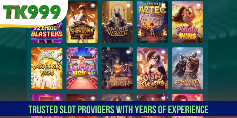 Trusted slot providers with years of experience
